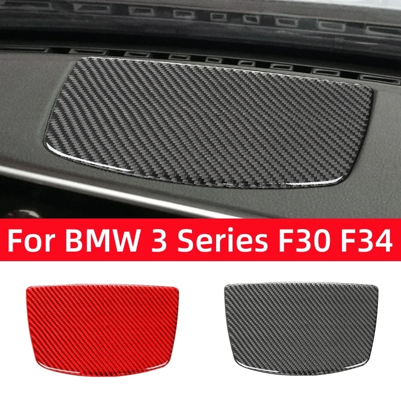 

For BMW 3 Series GT F30 F34 2013-2018 Accessories Carbon Fiber Interior Car Instrument Horn Panel Trim Cover Decoration Stickers