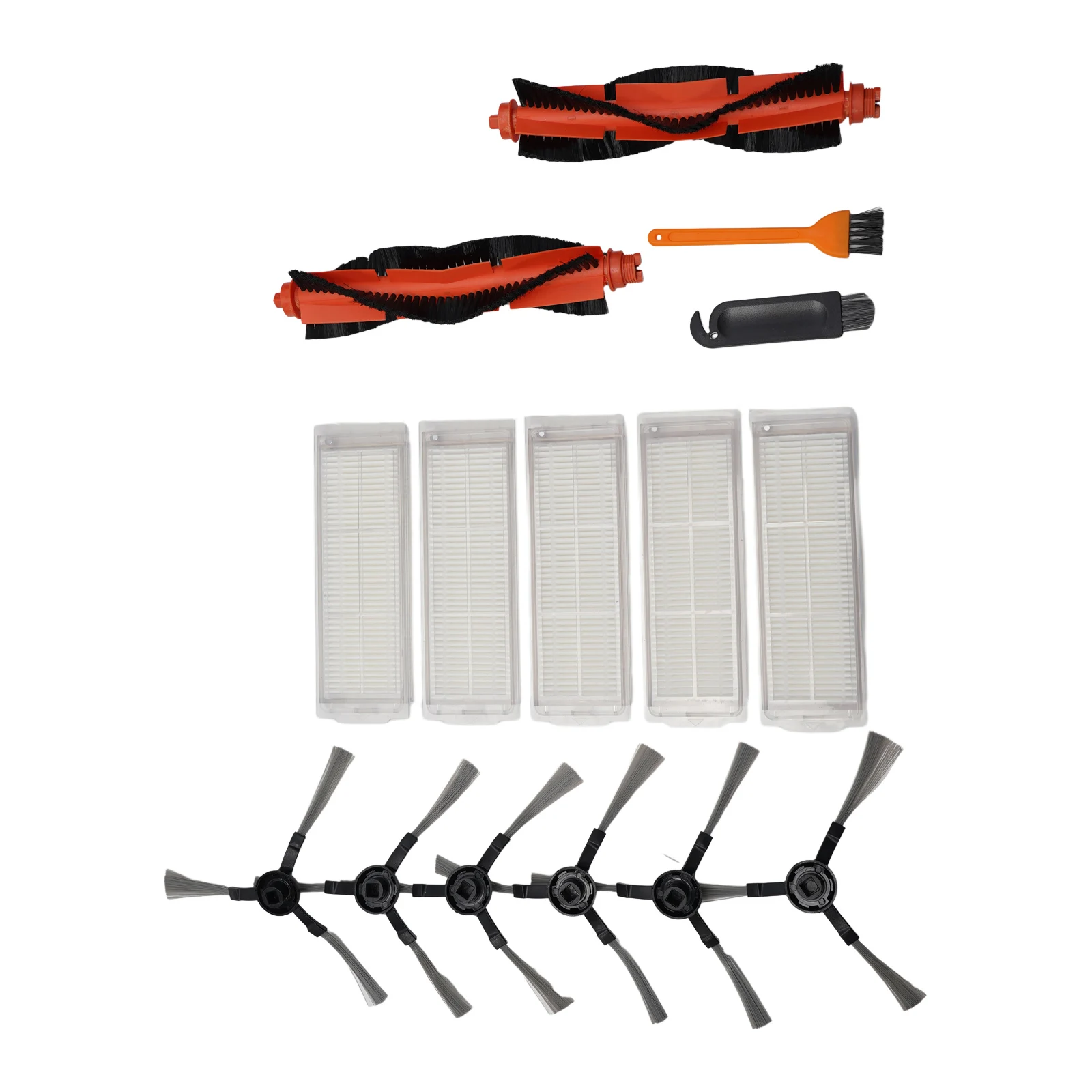 Replacement Parts Kit For For Wyze WVCR200S Robot Vacuum With Roller Brush Side Brushes And Filters Home Cleaning Accessories