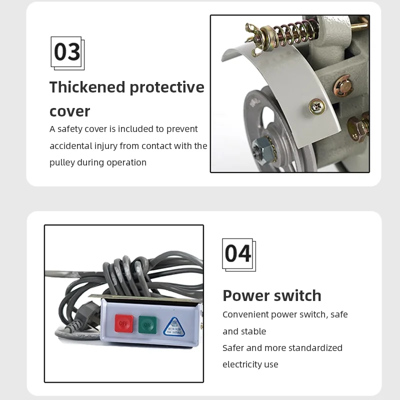 220V 380V AC 550W Sewing Machine Motor 2850RPM Silent High Power Lathe Motor for Home Sewing Machine Replacement Accessories