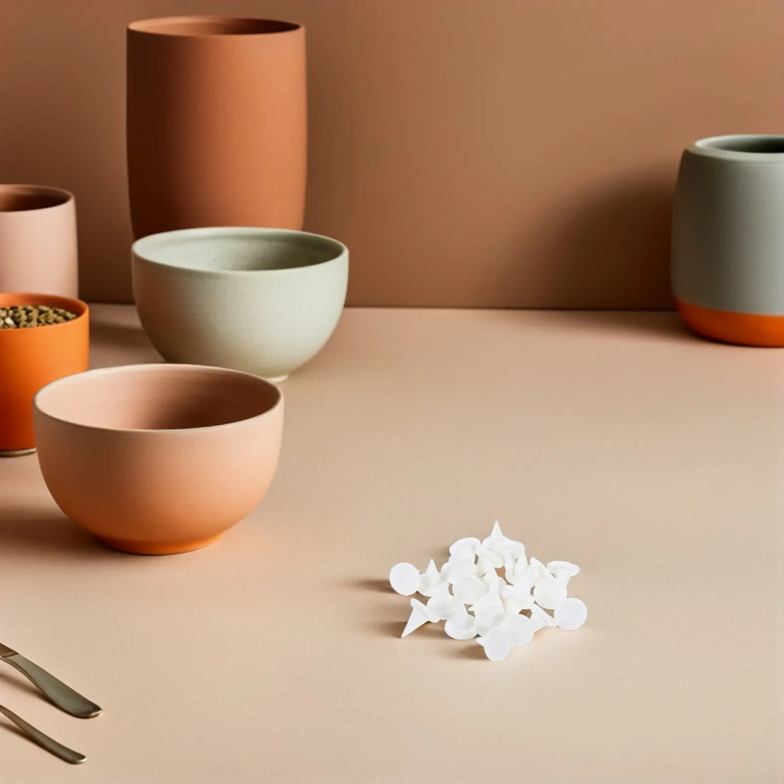 

50 шт. многоразовых огнеупорных керамических опорных штифтов для печей, высокотемпературная стабильность, предотвращают прилипание, для циркуляции воздуха в гончарных изделиях