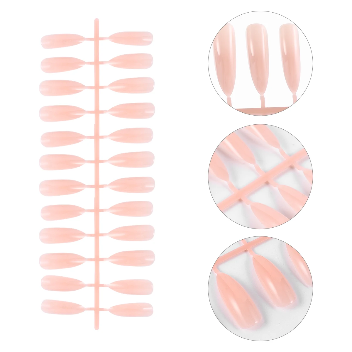 

72 шт., накладные ногти, длинные ногти, салон, накладные для вечеринки, готические женские украшения из АБС-пластика