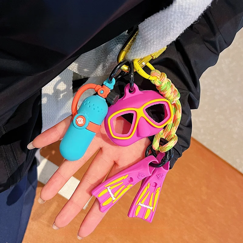 Feet Webbed Diving Keychain Di - Swim Fins recension och pris