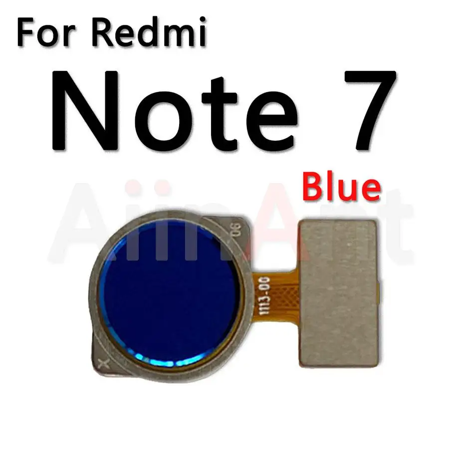 Xiaomi Redmi Note 7 Plus Prime Pro 지문 센서 플렉스 케이블 용 Aiinant 뒤로 버튼 터치 ID 핑거 스캐너