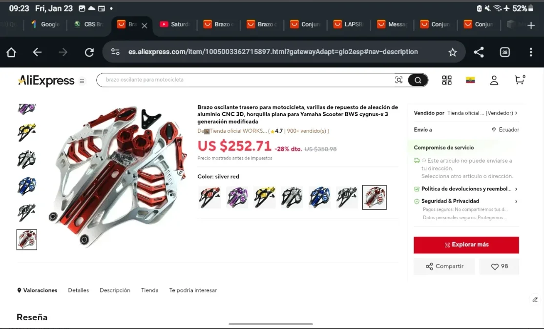 Customized link for customers