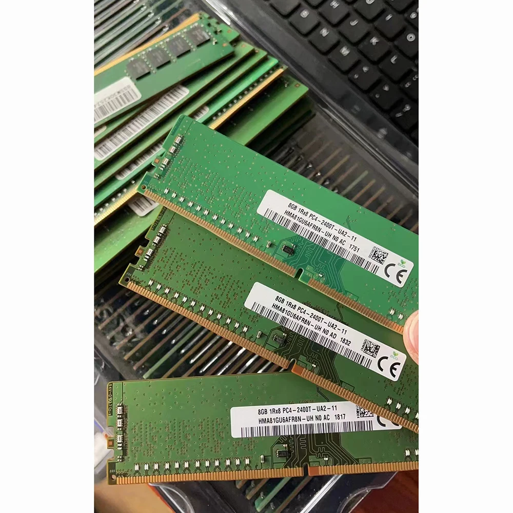 Imagem -04 - Ram para sk Hynix 8gb Ddr4 2400mhz 1rx8 Pc42400t Desktop Memória Funciona Perfeitamente Rápido Navio de Alta Qualidade Hma81gu6afr8n-uh