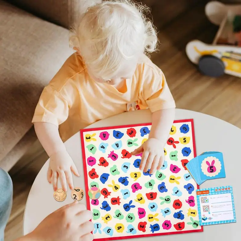 Animal Flipping Chess Game Animal Matching Board Children's Educational Toys Animal Clapping And Flipping Chess With 36 Cards