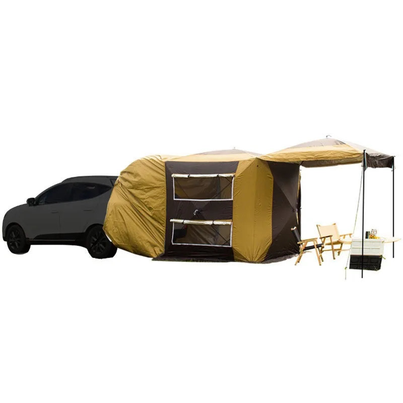 

Stay Comfortable and Protected with a High Quality,Car Side Awning Comes with an Automatic Pop Up Tent Extension/