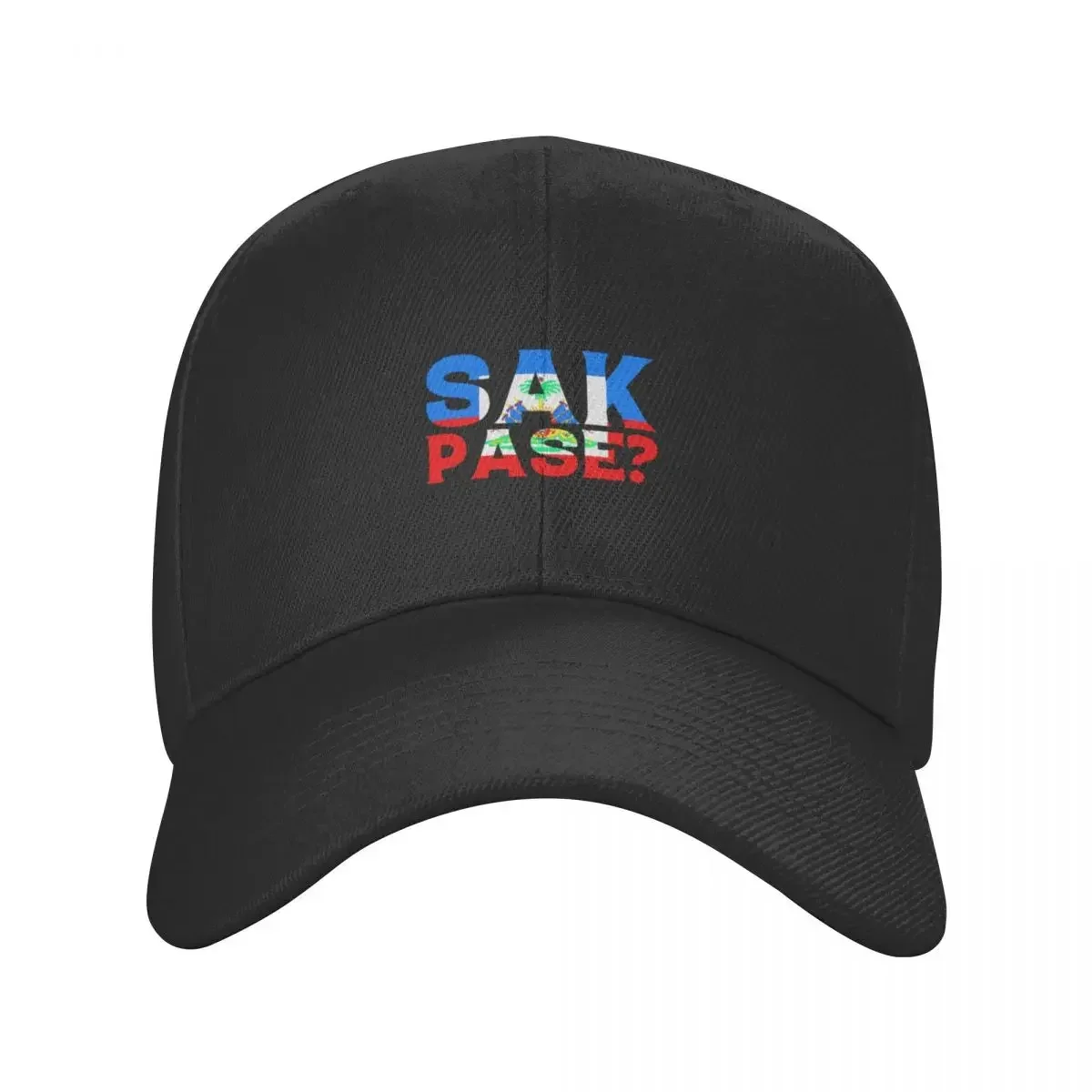 

Sak Pase Haitian Flag Cap Baseball Cap sun hat winter hat for man Women's