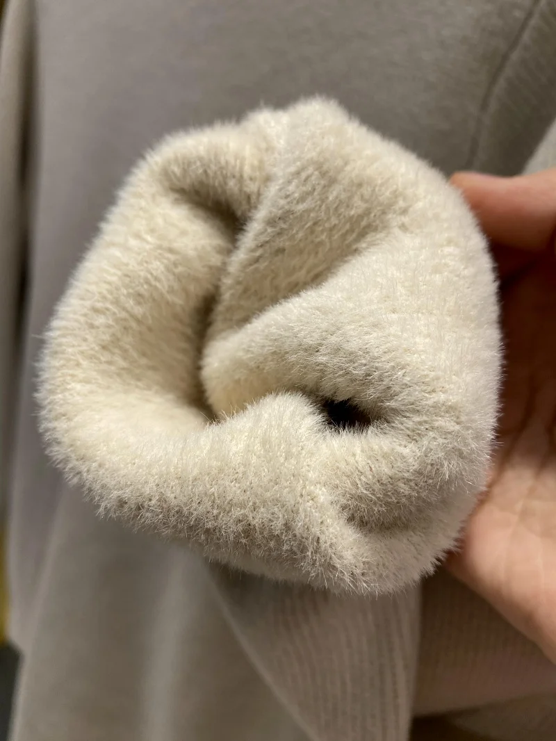 Cómodo Thiened Inteated Fce redondo Ne suéter de punto Nueva ropa casual para hombres Faionable Fibra de poliéster Invierno W...