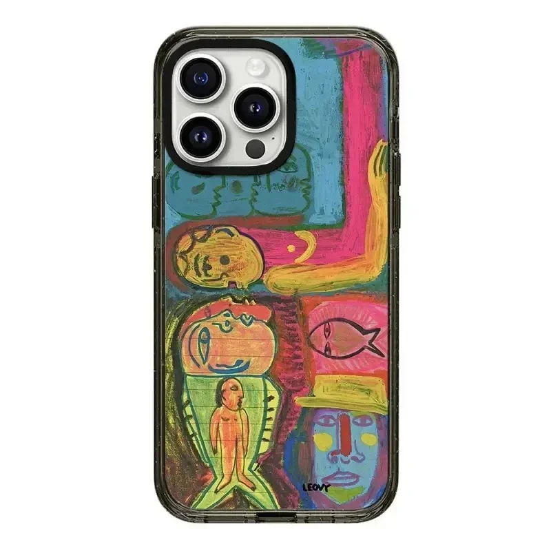 

Abstract Painting 2.0 Acrylic MagSafe Black Border Phone Case Cover for IPhone 11 12 13 14 15 Pro Max Case for IPhone 14 Pro