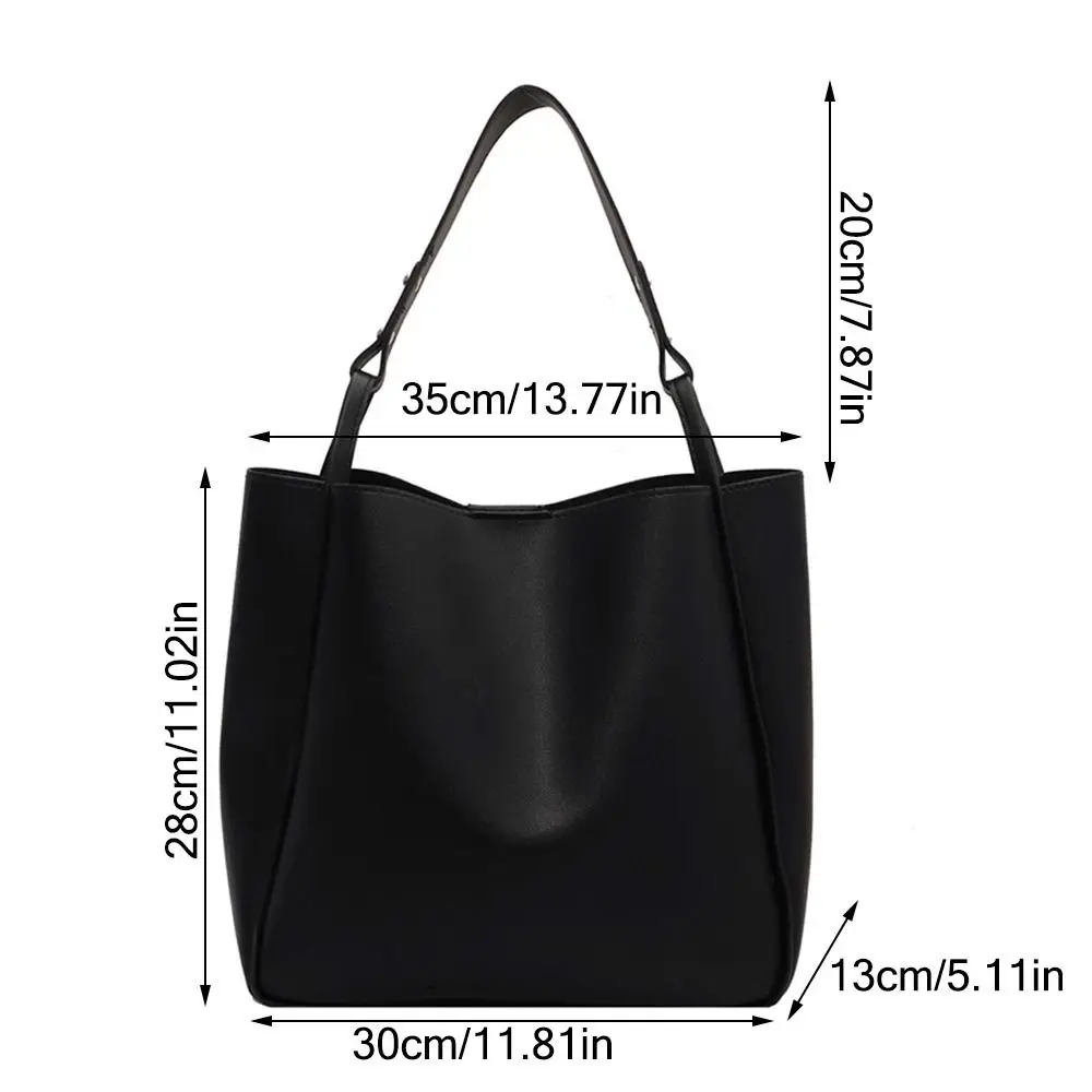 2024 New Women PU Leather Handbags Shoulder Bags Shopping Travel Bags Large Capacity Female\'s Handbags