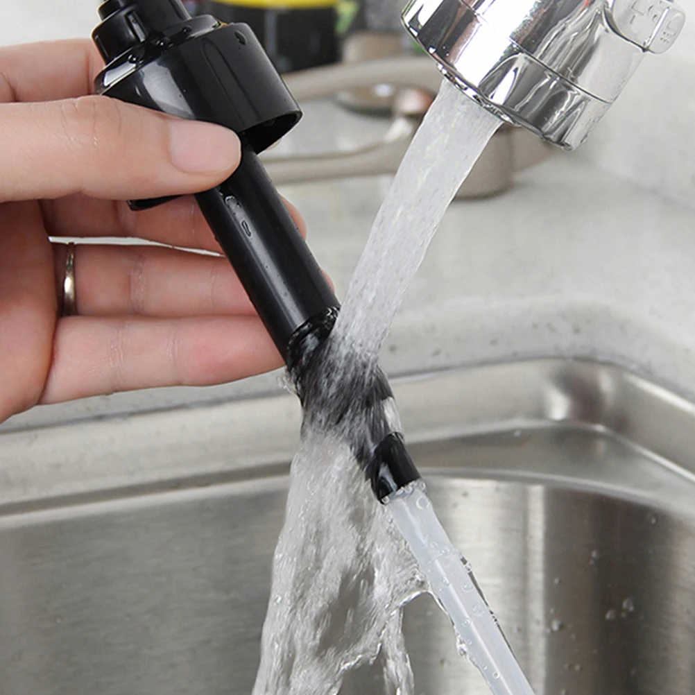 

3pcs Pressure Nozzle Pump Head Leakproof Black Sauce Dispenser Spout for Seasoning Bottles Replacement PE Material One Hand
