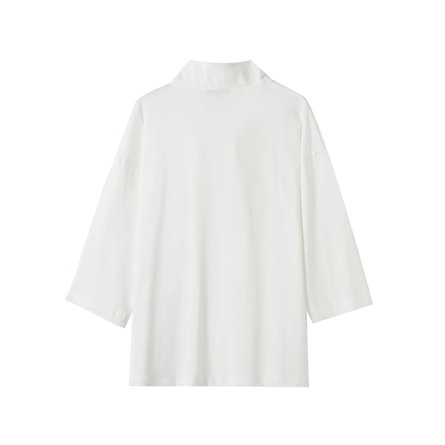 High Collar Nine Sve Commute Sle Women's irt Z Loose Fit Other Material 00% Regular Thin Girl's irt