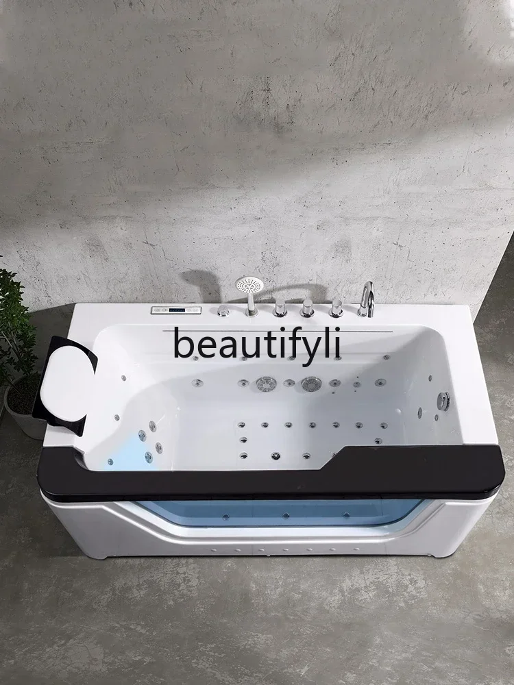 Y ABห้องน้ําม่านน้ําตกท่องนวดอ่างอาบน้ําอะคริลิอุณหภูมิคงที่ความร้อน 1.7 เมตร 209 อ่างอาบน้ํา