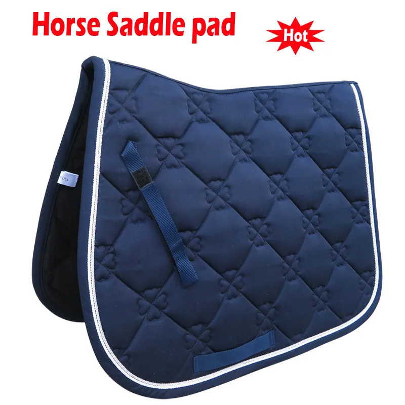 Sottosella Dressage Pad Jump Pad Sweat pad elastico in cotone addensato con corda a doppio rullo