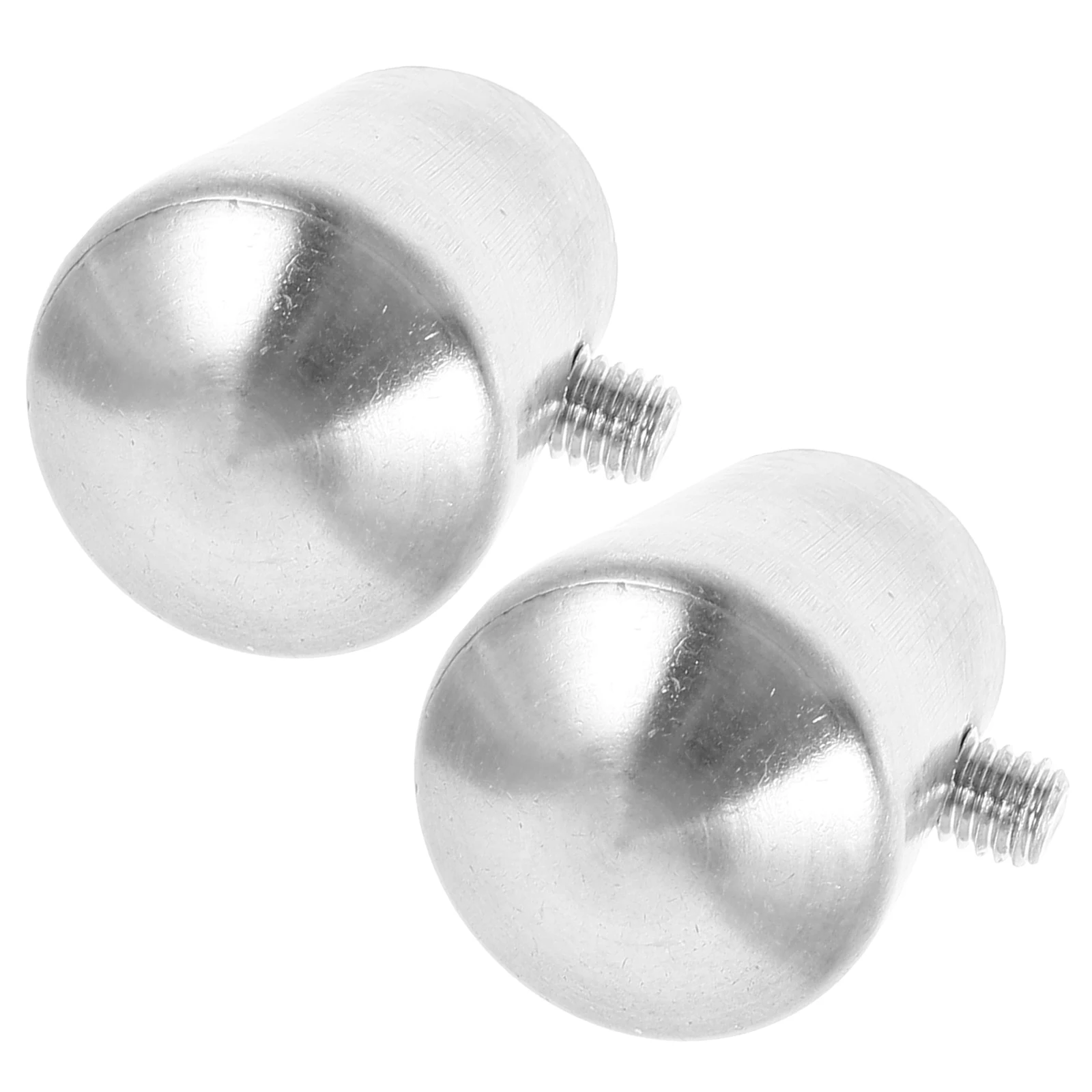 2pcs Handrail Extension Connector Stainless Steel Anti-Rust Metal Hole Plugs Decorative Trim Staircase Fencing Tubing Protector