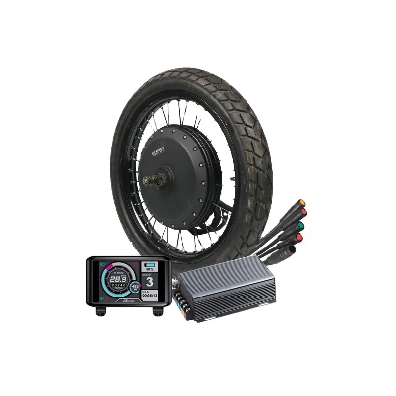 

MQCON QS 8000w Electric Bike Hub Motor Kit With 150a Sabvoton Controller Can Be Programmable