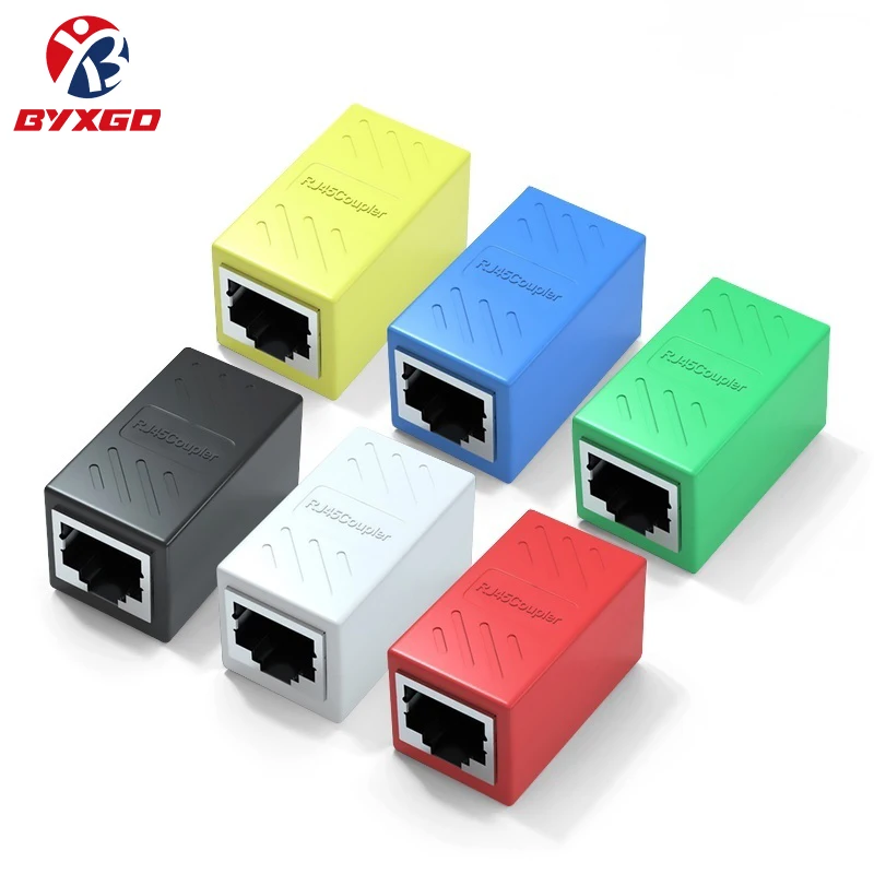 RJ45 Gigabit Network Coupler Female to Female For LAN Ethernet Extension Adapter For Cat8 Cat7 Cat6 Cat5, RJ45 Connector socke