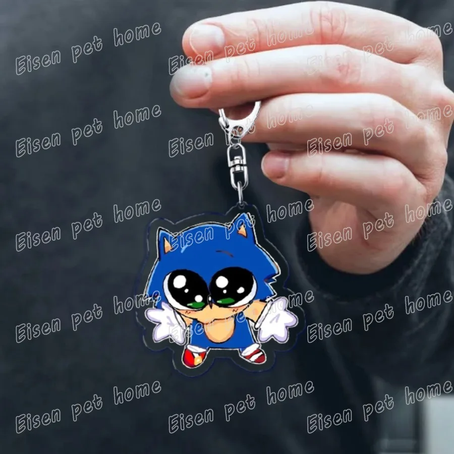 لطيف الكرتون القنفذ المفاتيح الاكسسوارات حقيبة سحر أنيمي الحيوان ميمي سلاسل المفاتيح Keyrings مجوهرات المشجعين هدية