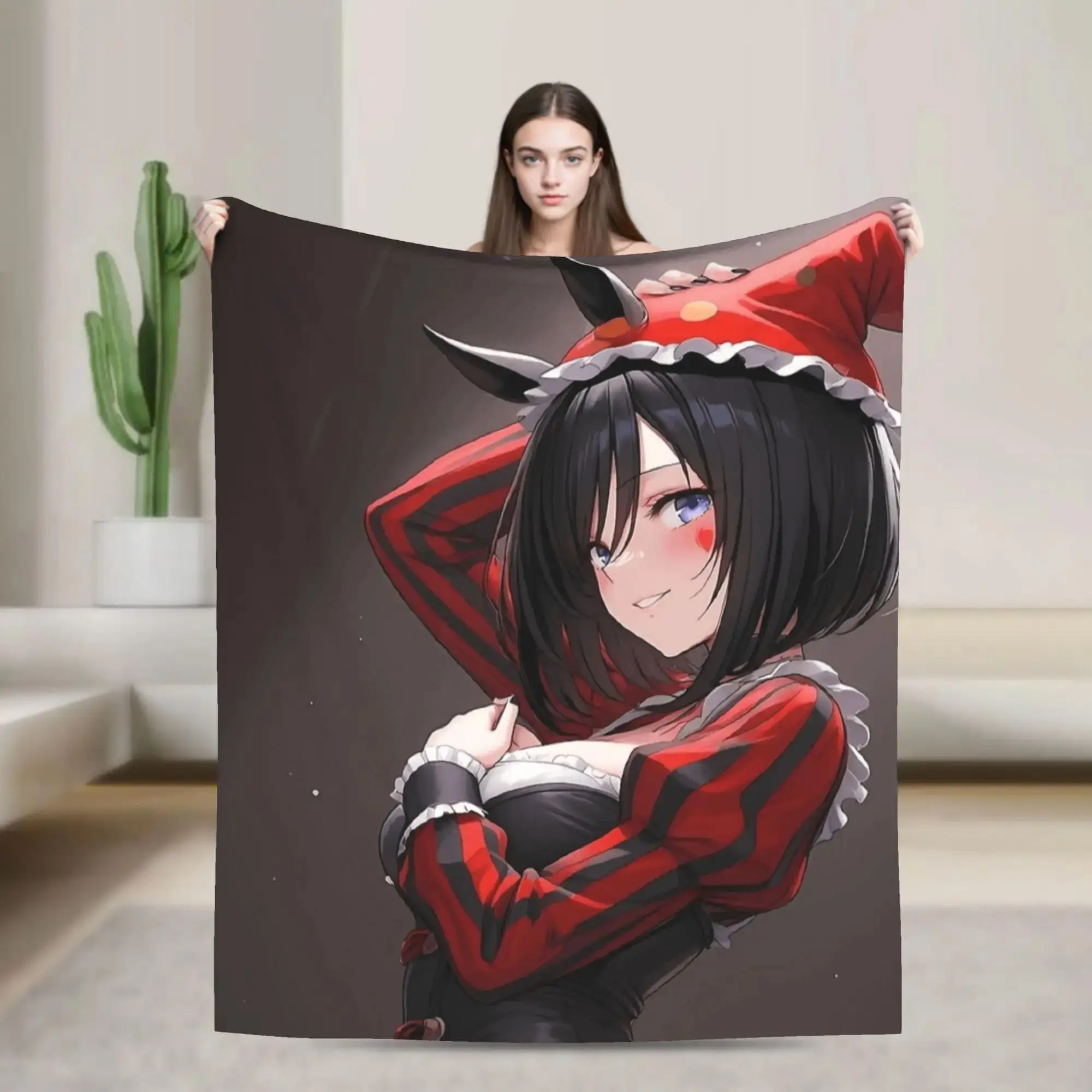 

Плюшевый плед Eishin Flash Uma Musume Pretty Derby Waifu Festive Spotlight Beauty Warm Flannel для девочек, уютное покрывало на кровать