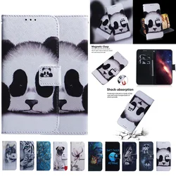 Painted Flip Leather Magnetic Case For Samsung Galaxy A27 A26 A25 A16 A24 A23 a22 A14 a15 A13 A12 4g 5G A13 4G LTE Phone Cover