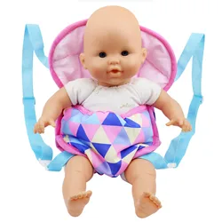 Doll Backpack for 43cm Dolls Mini Carry Bag Baby Born Suit Suitable 18 Inch Dolls American Girl Birthday Present Doll Bag