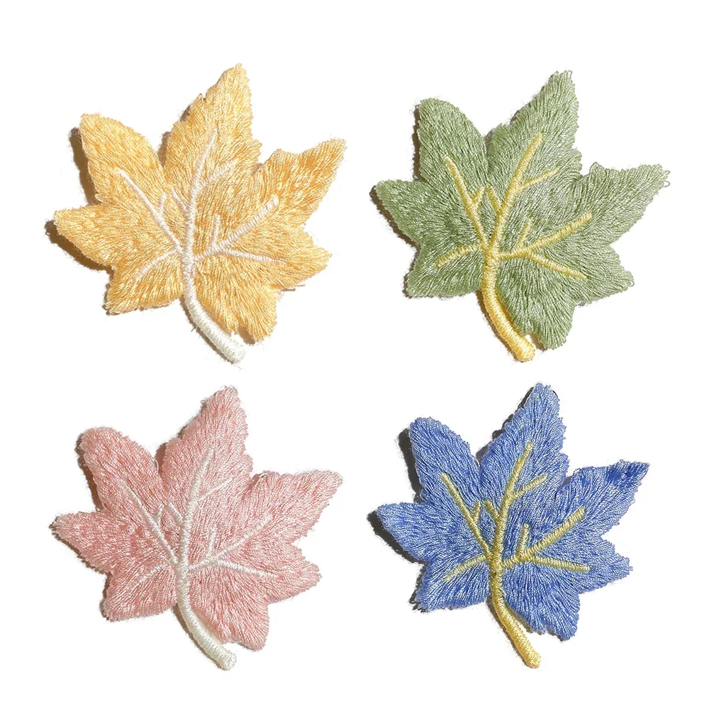 6cm Maple Leaf Hairpin for Girls Handmade DIY Hair Styling Supplies Patches for Headwear Leaves Hair Clip Decoration Whohlesale