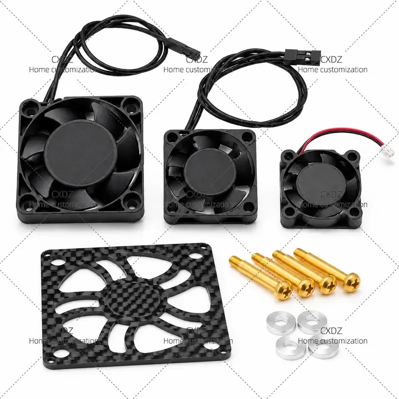 High Speed Black Motor Fan with ESC 25x25 30x30 40x40mm Powerful Cooling Blower for RC Drone Quadcopter DIY Projects