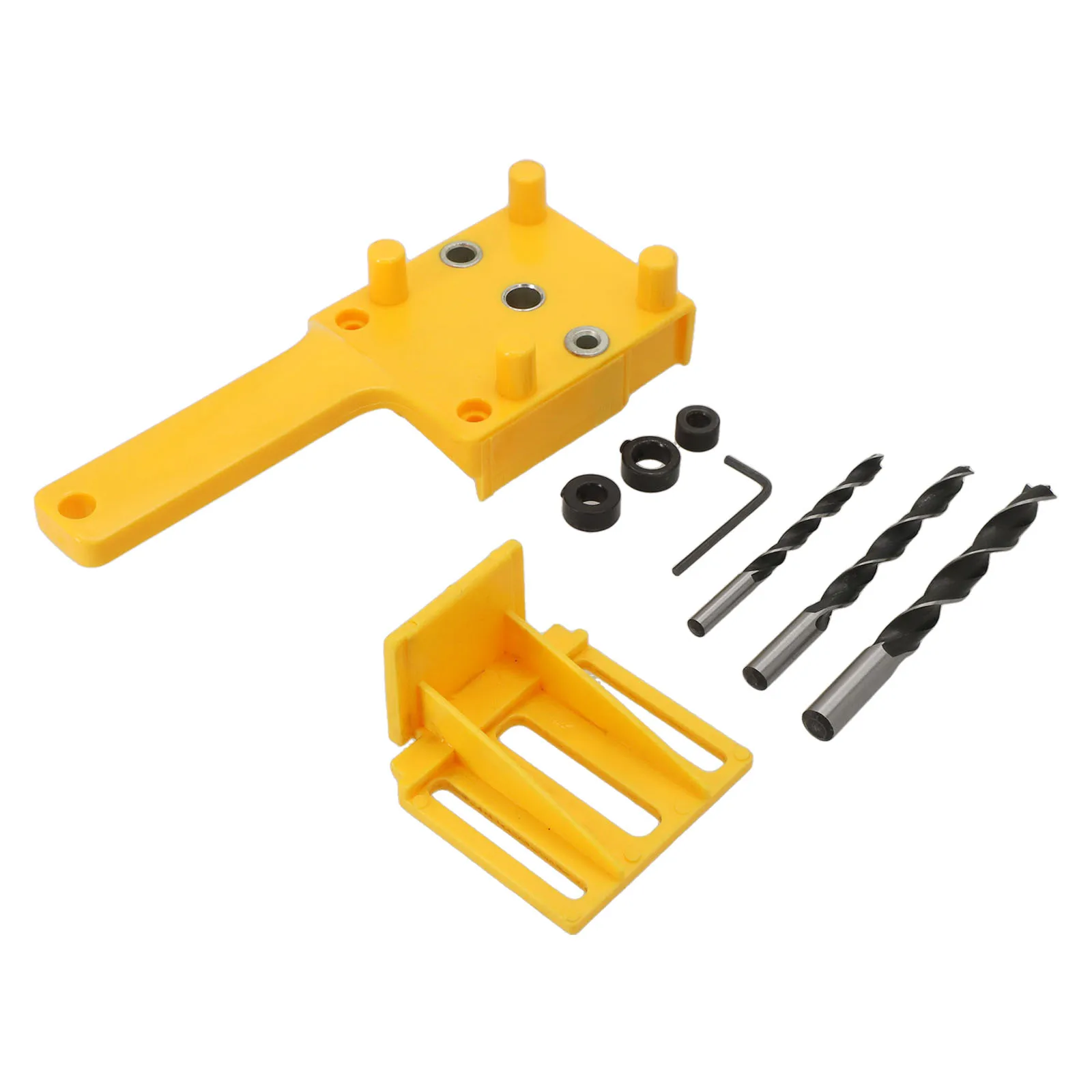 

Adjustable Drill Locator Centering Doweling Jig Easy Installation And Use Essential For Woodworking Projects 190*70mm