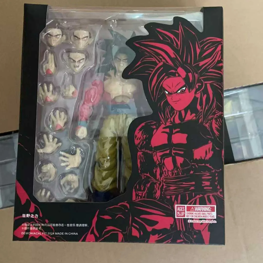 

Dragon Ball SHF SSJ4 Super Saiyan 4 Untamed Power Figure Son Goku Model Toys Christmas gifts Action Figures