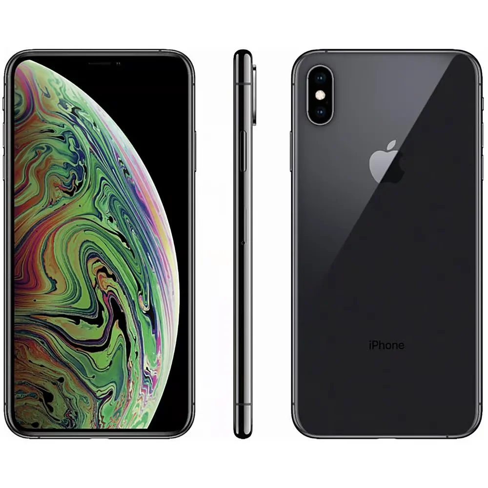 هاتف Apple iPhone XS/XS Max الأصلي غير مقفول 4G A12 Bionic IOS Dual 12 MP هاتف محمول 4GB RAM 64/256GB ROM NFC 97% هاتف ذكي جديد