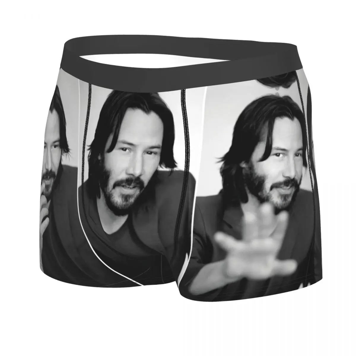 Keanu Reeves John Wick Men's Boxer Briefs special Highly Breathable Underpants High Quality 3D Print Shorts Gift Idea