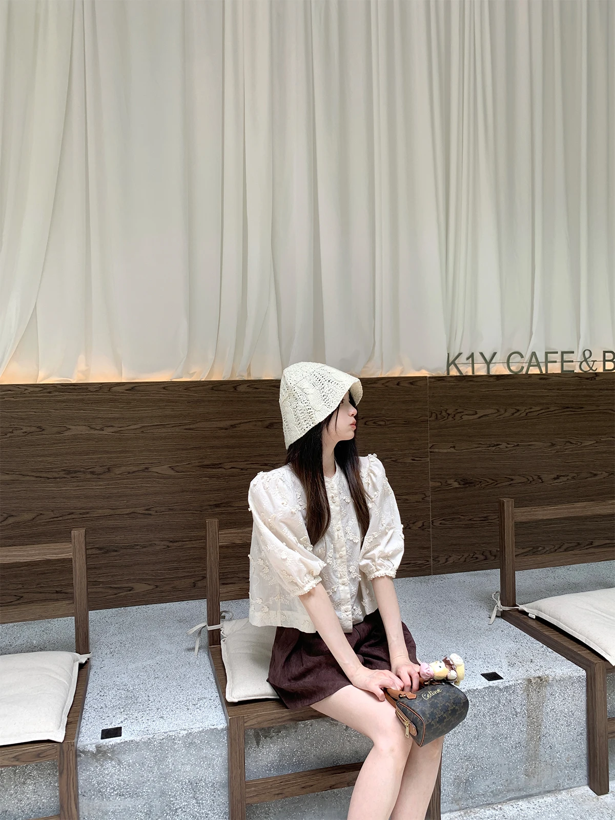 

Летняя новинка: хлопковая блузка Zhenzhen Home Alice с объемной 3D-вышивкой цветов, эффектом похудения, рукавом 3/4 и свободным кроем