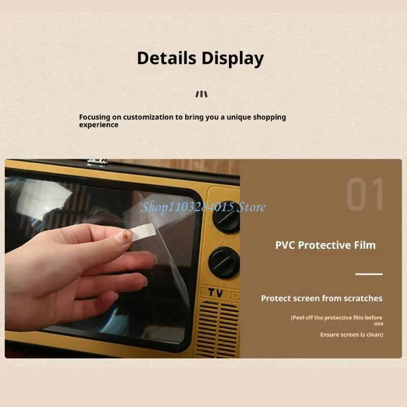 R6FF Nostalgic Inspires Mobile Screen Enhancer 14inch Enlargement Adjustable Base