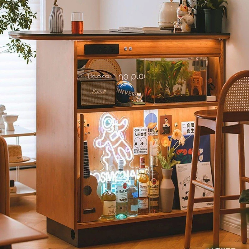 Plate Partition Kitchen Island Japanese Style Sideboard Storage Wine Cabinet Storage Cabinet Small Apartment