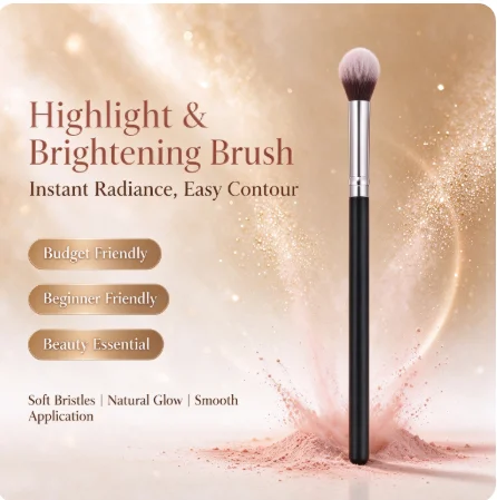 Highlighter Brush Affordable Makeup Tool for Face Contour and Glow
