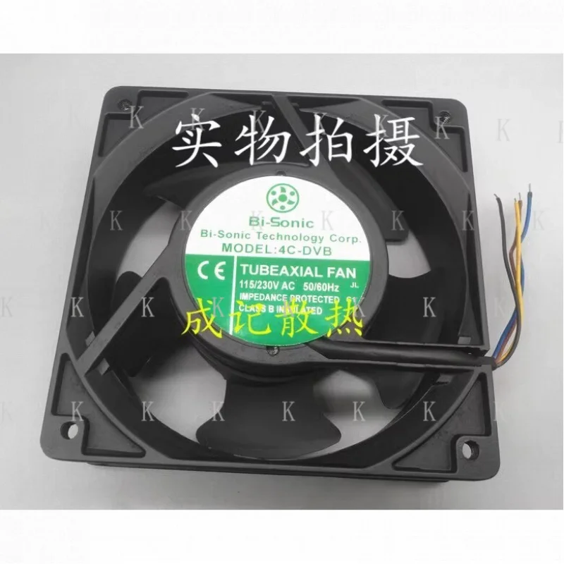 C  FOR Bi-sonic 4C-DVB 12038 AC100-230V 50/60Hz 12CM 4-Wire Cooling Fan