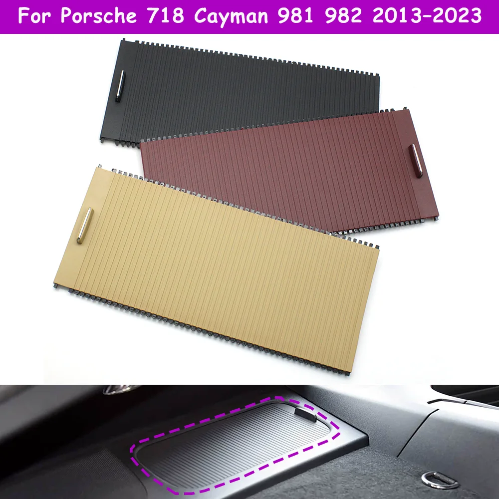 LHD RHD 718 981 982 Car Rear Pillar C Water Cup Holder Roller Blind Cover For Porsche Cayman 2013-2023 981555423001E0