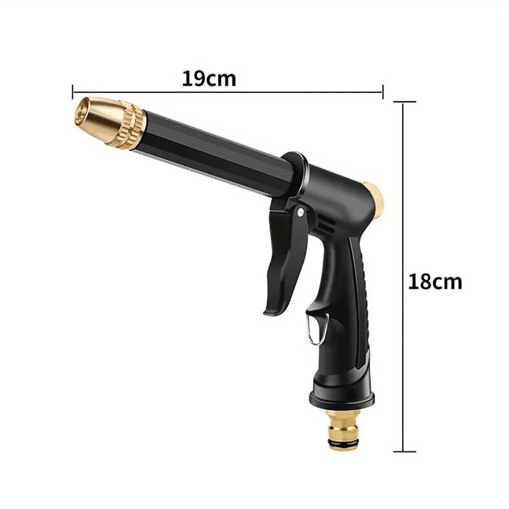 High-pressure Gun, Anti-freezing Hose Faucet, Watering Nozzle Set for Home & Car Wash.