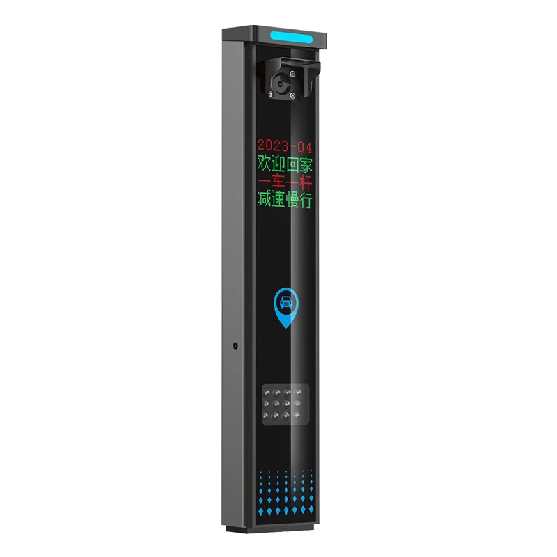 Lot Turnstiles Entrance and Exit System High-Definition License Plate Recognition Cameras for Parking