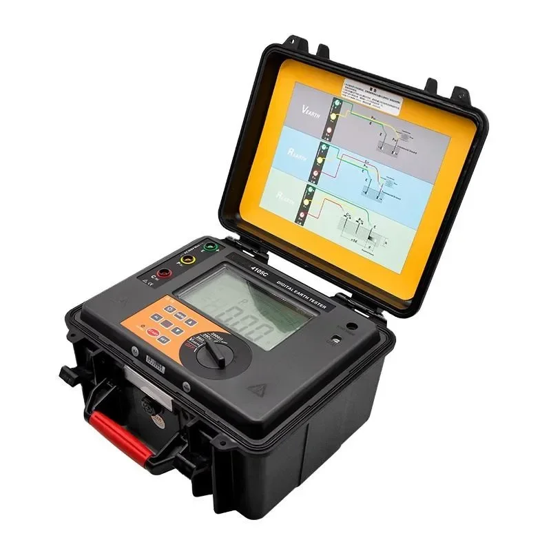 

Digital Earth Resistance Meters 0.01ohm - 2000ohm AC 600V 20mA low Resistance Measurement With RS232 USB Interface PLS-4105C