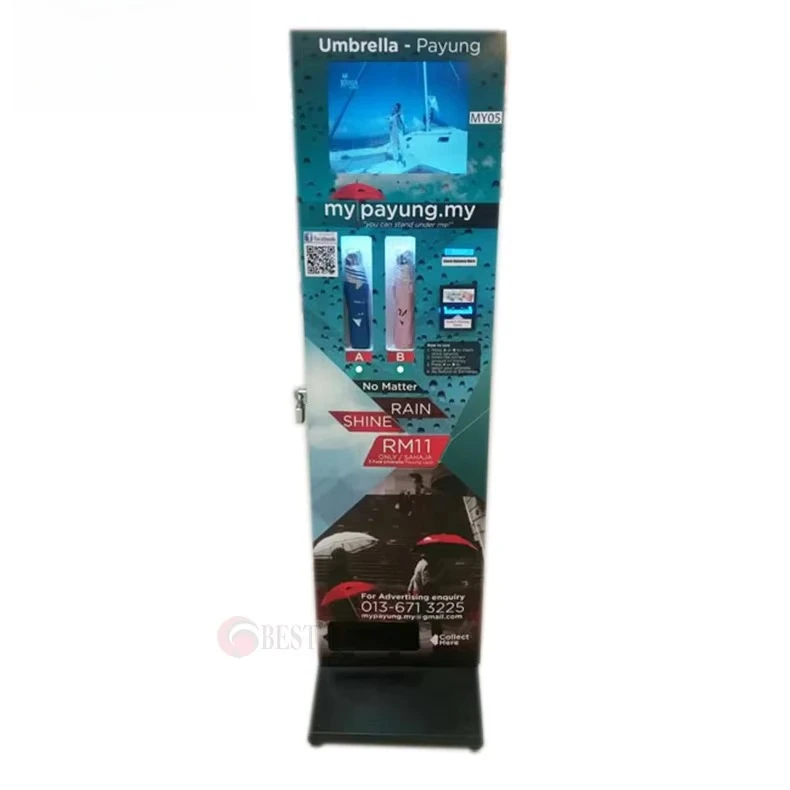 Umbrella Vending Machine Operated Independently of the Power Solar Cell