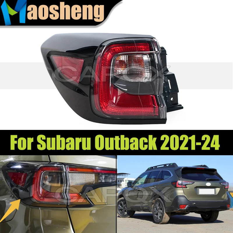 Rear Bumper Taillight Taillamp For Subaru Outback 2021 2022 2023 2024 Rear Stop Brake Tail Light Lamp