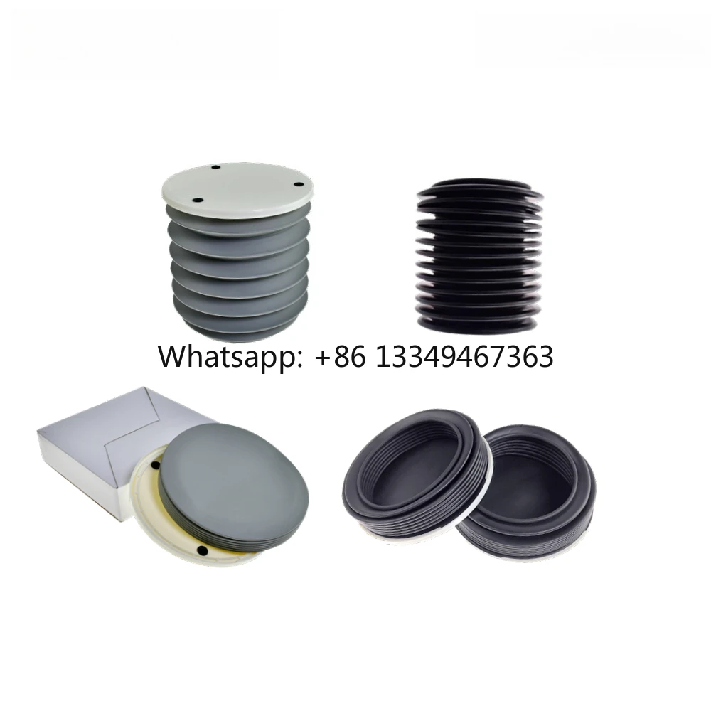Bellow Latex Free Bellows Gray Bellows Diameter 145 Mm, 7 / 8 Folds
