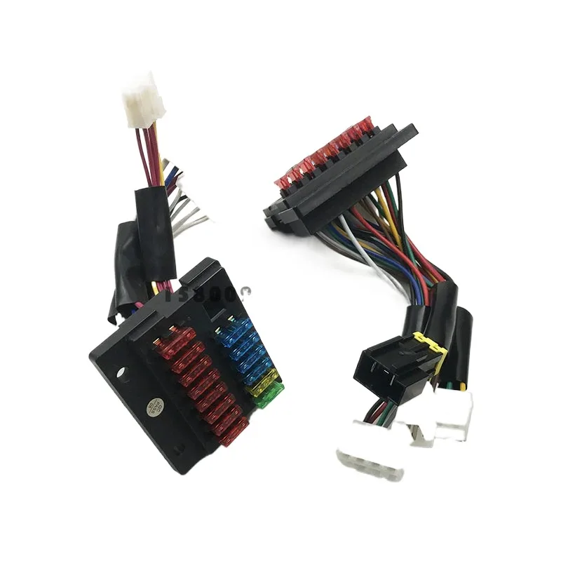 Fuse box assembly for Doushan Daewoo daewoo DH150/220/225/300/370-7-9 wire harness excavator accessories