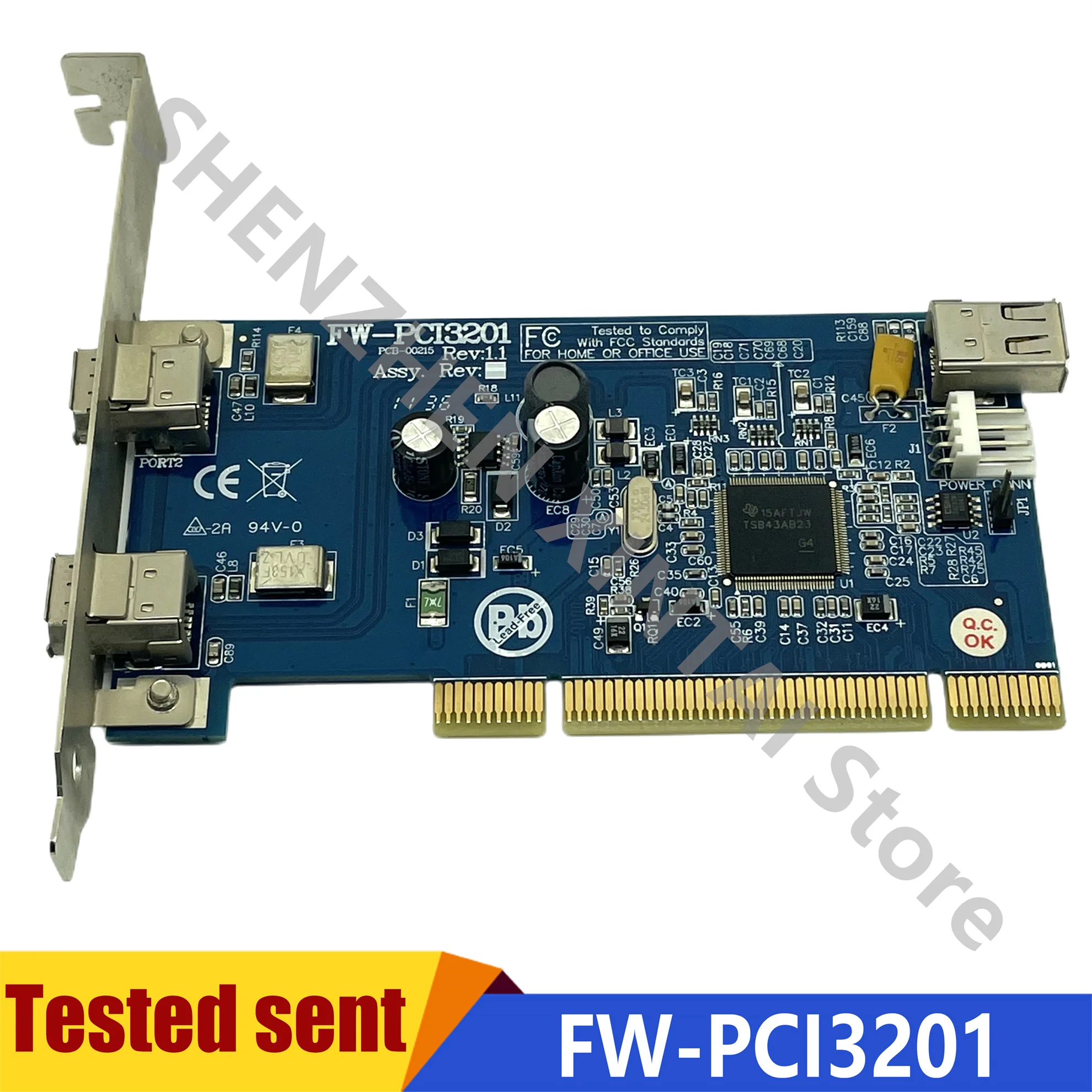 100% Working Original FW-PCI3201 FW-PCI3201 Rev:1.1 Capture Card