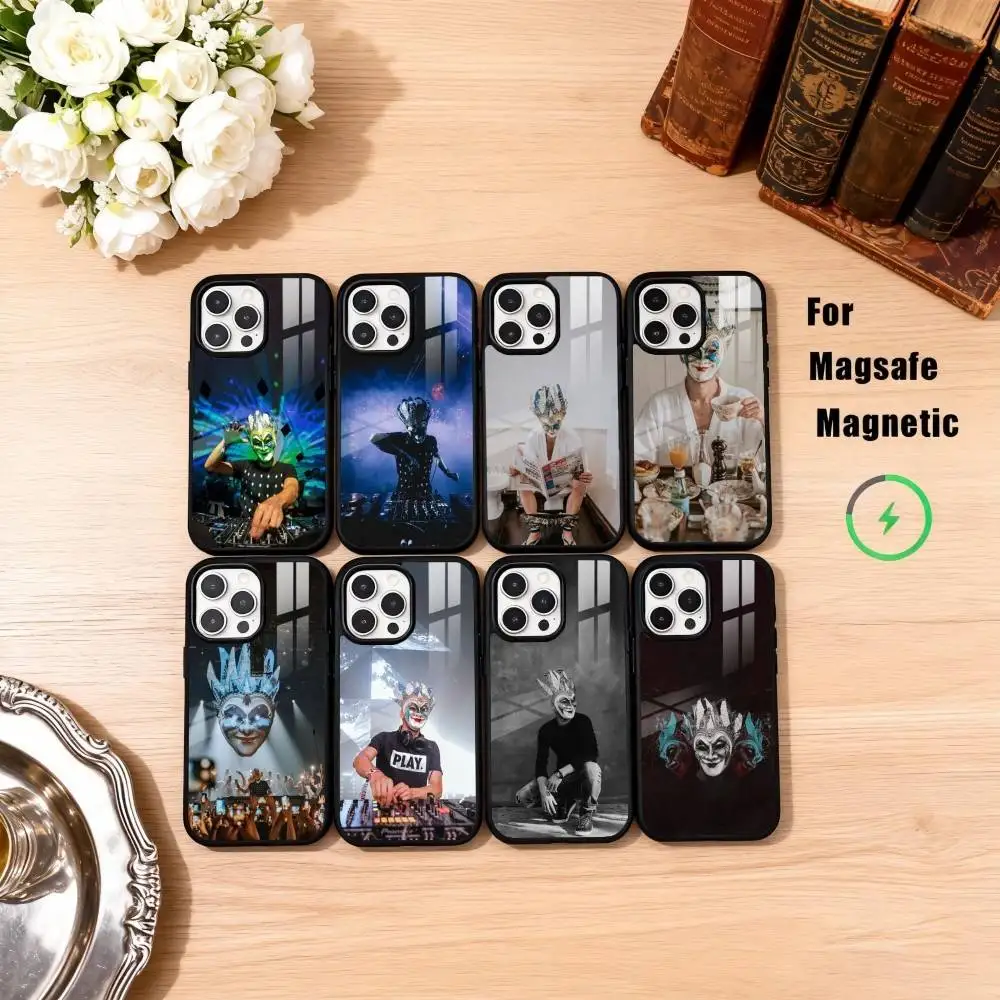 

DJ B-Boris Brejcha Phone Case For iPhone17,16,15,14,13,12,11 Plus,Pro Max Magnetic For Magsafe Wireless Charging