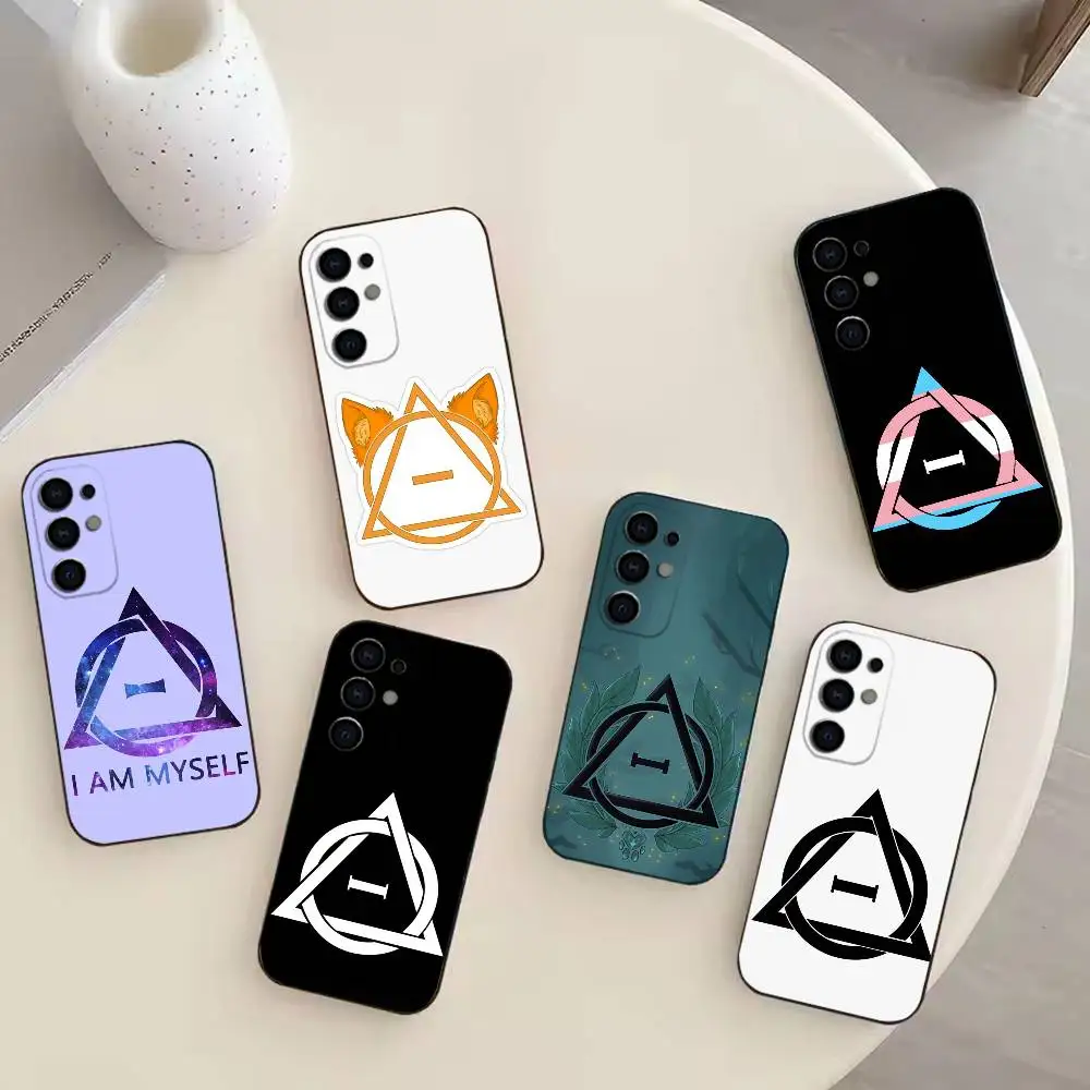 

New Therian Delta Symbol phone Case For Samsung S26,25,24,21,22,23,30,20,Ultra,Plus,Fe,Lite Black Soft Cover