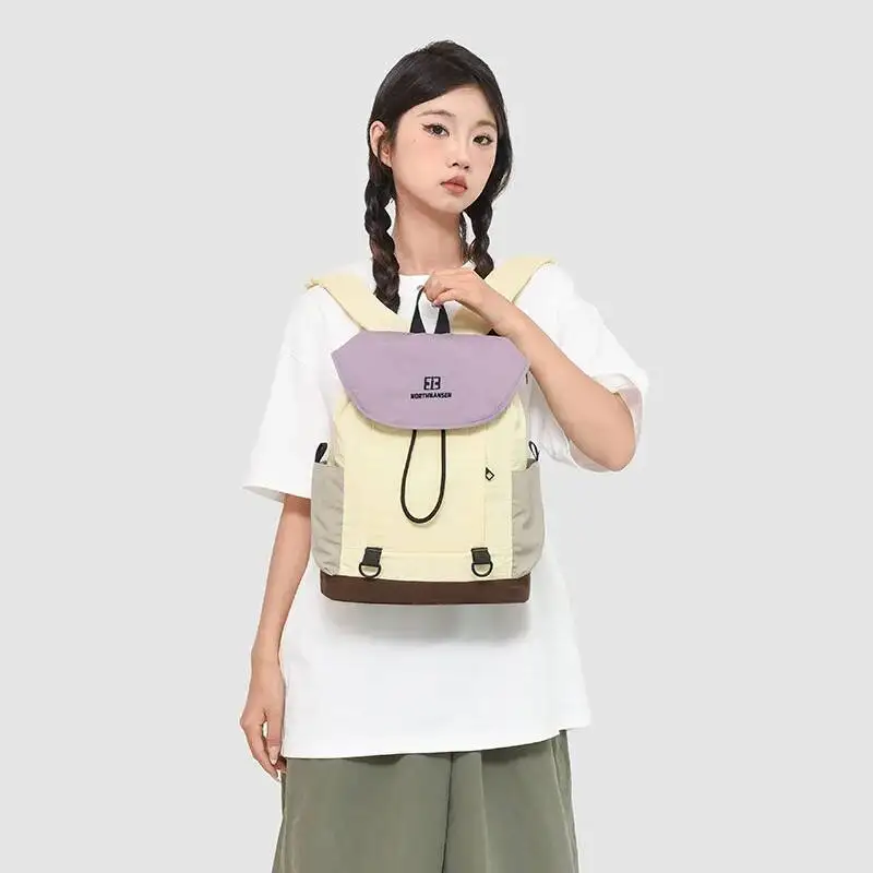 

Легкий простой небольшой рюкзак для покупок для женщин и девочек, сумка через плечо на одно плечо для путешествий на открытом воздухе большой вместимости