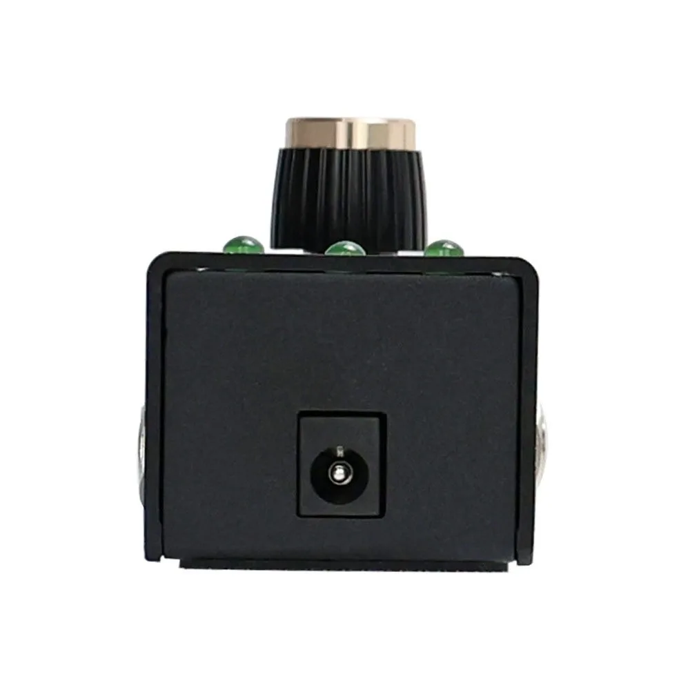 Aluminum Alloy Guitar Effect Pedal 55 Rhythm Patterns Speed Control Knobs Metal Distortion Pedal Volume Control Knobs